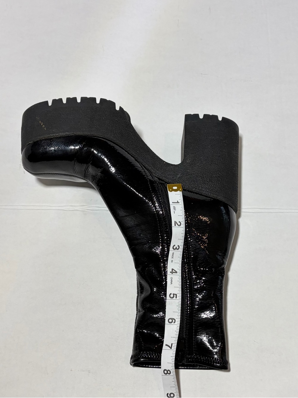 Jeffrey Campbelll Platform Square Toe Boots - Picture 9 of 11